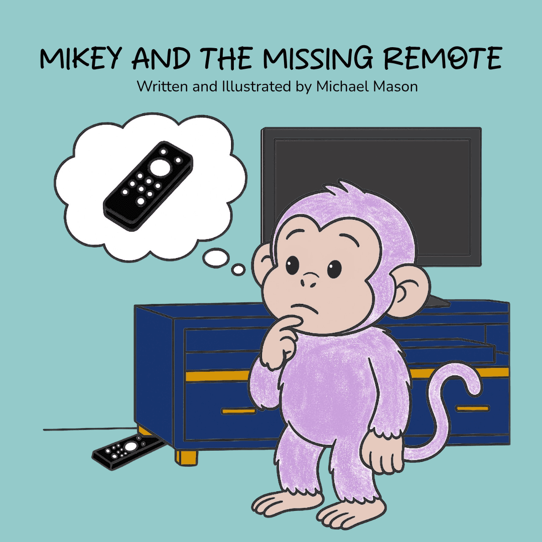 Cover of Mikey and the Missing Remote, written and illustrated by Michael Mason